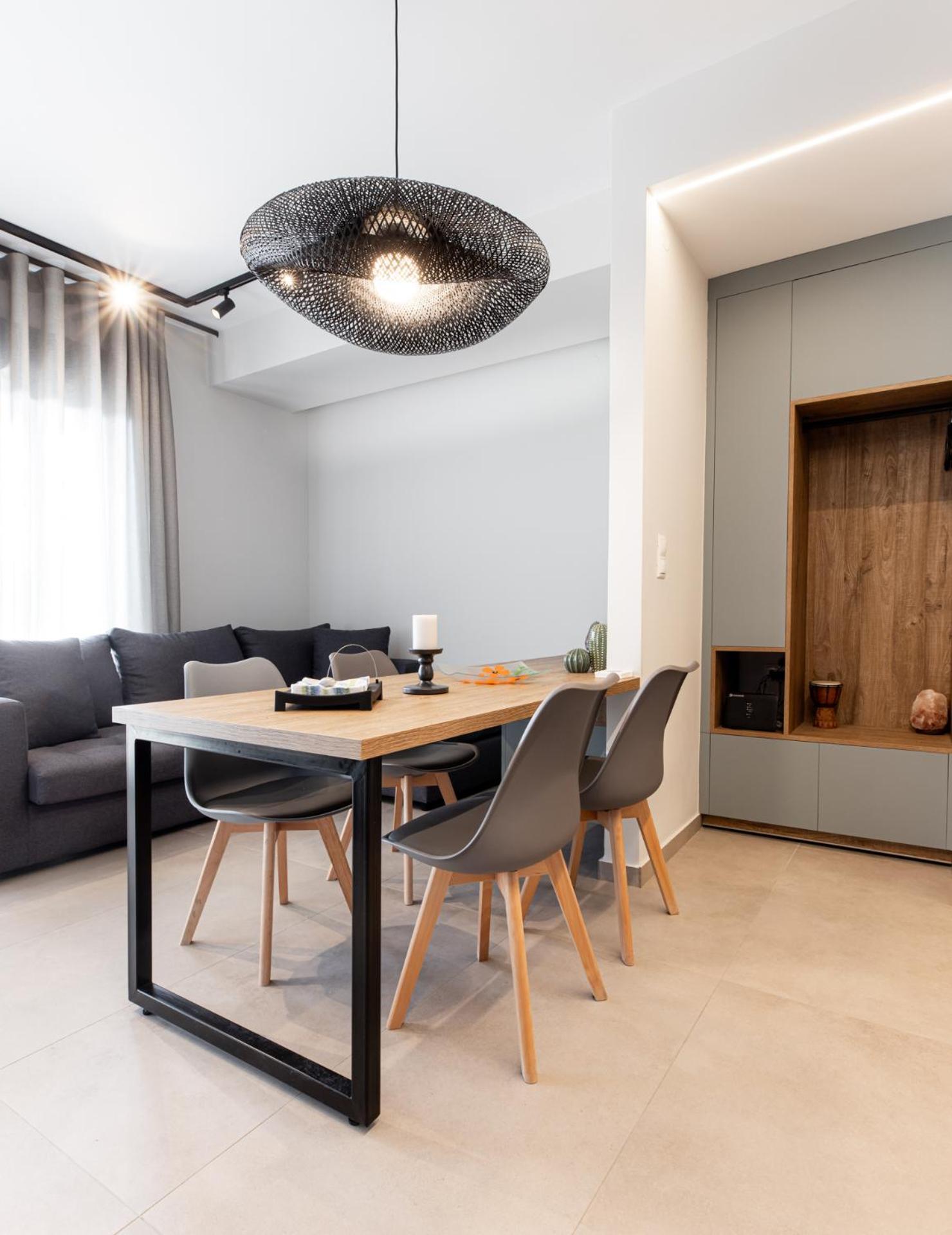 Cozy Apartment In Kalamaria, Tesalonika Bagian luar foto