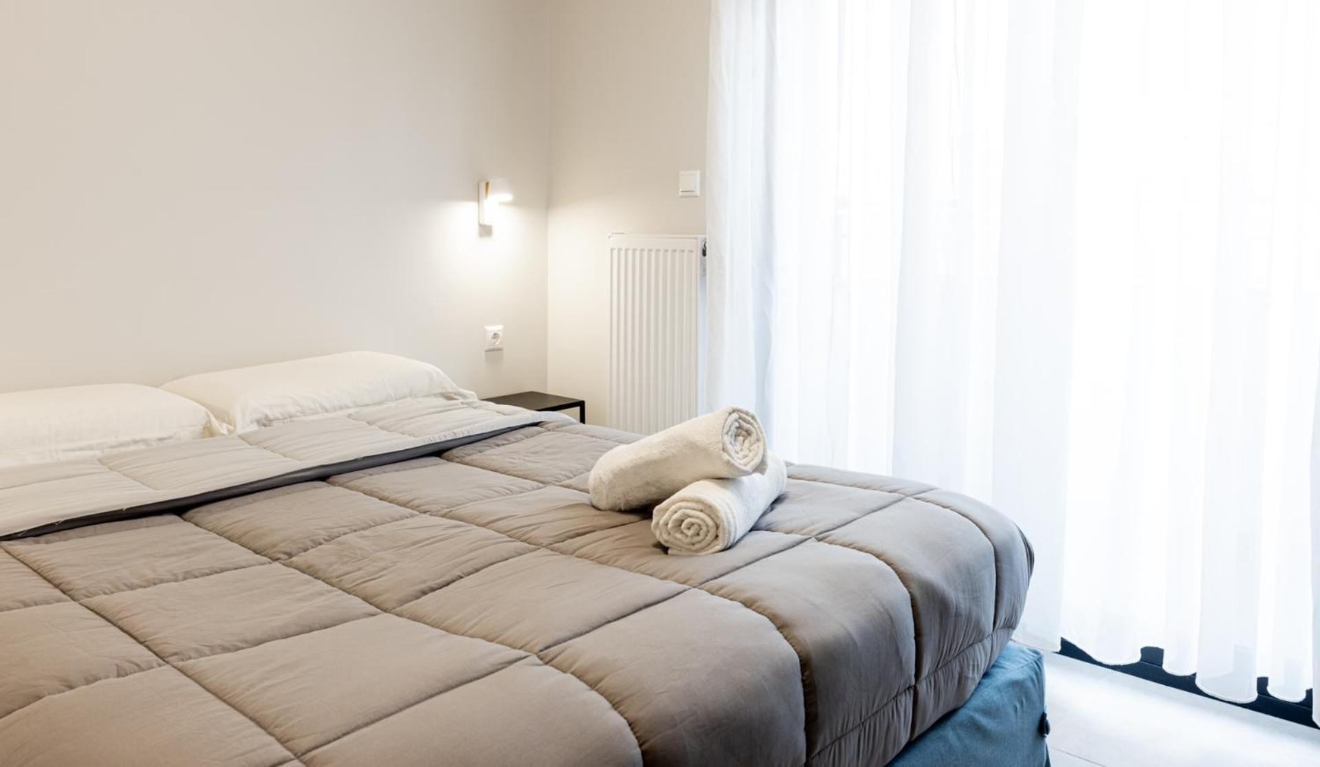 Cozy Apartment In Kalamaria, Tesalonika Bagian luar foto